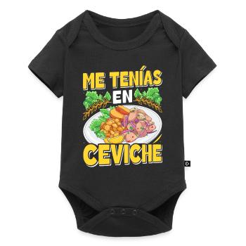 Seafood Peruvian Ceviche - Baby Premium Kurzarmbody - Schwarz - Vorne