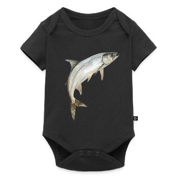 Tarpon - Baby Premium Kurzarmbody - Schwarz - Vorne