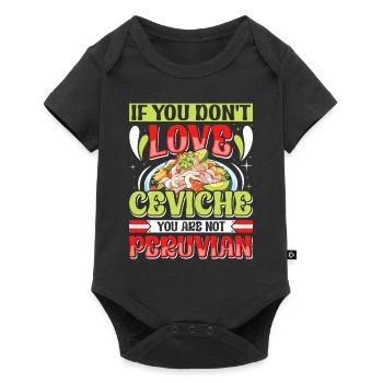 Seafood Peruvian Ceviche - Baby Premium Kurzarmbody - Schwarz - Vorne