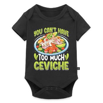 Seafood Peruvian Ceviche - Baby Premium Kurzarmbody - Schwarz - Vorne