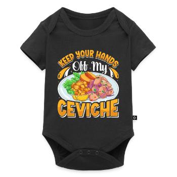 Seafood Peruvian Ceviche - Baby Premium Kurzarmbody - Schwarz - Vorne