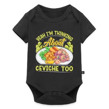 Seafood Peruvian Ceviche - Baby Premium Kurzarmbody - Schwarz - Vorne
