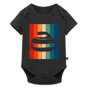 Curling sportif - Body à manches courtes Premium Bébé - noir - Devant