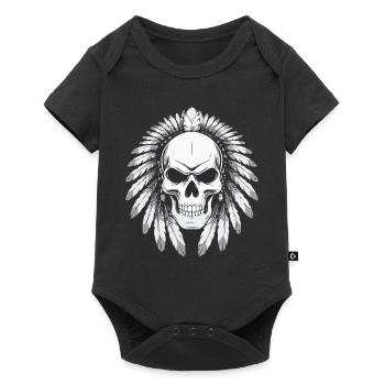 GRIM STYLE - Body à manches courtes Premium Bébé - noir - Devant