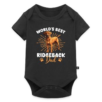 Rhodesian Ridgeback Groovy Ridgeback Dad - Body à manches courtes Premium Bébé - noir - Devant