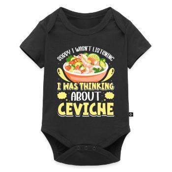 Seafood Peruvian Ceviche - Baby Premium Kurzarmbody - Schwarz - Vorne