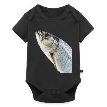 Tarpon - Baby Premium Kurzarmbody - Schwarz - Vorne