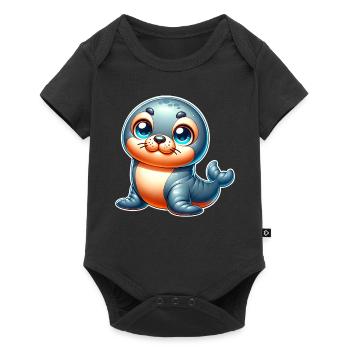 Sceau d’étanchéité - Body à manches courtes Premium Bébé - noir - Devant