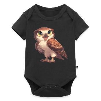 Faucon Faucon - Body à manches courtes Premium Bébé - noir - Devant