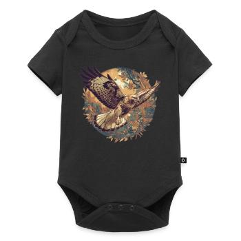 Faucon Faucon - Body à manches courtes Premium Bébé - noir - Devant