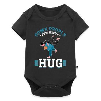 Some People Just Need A Hug - Judo Martial Arts - Baby Premium short-sleeve bodysuit - black - Front