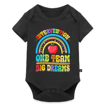Enseignant d’intervention, Spécialiste de l’intervention - Body à manches courtes Premium Bébé - noir - Devant