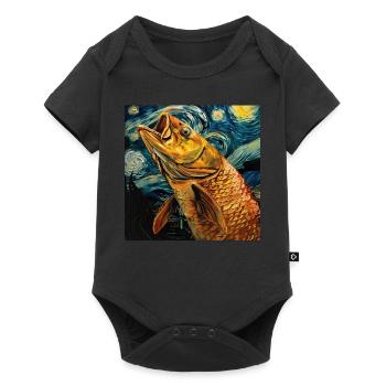 Tarpon - Baby Premium Kurzarmbody - Schwarz - Vorne