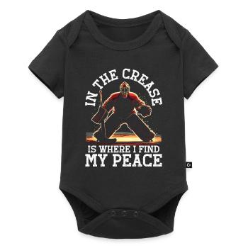 Hockey Goalkeeper Hockey Goalkeeper - Baby Premium short-sleeve bodysuit - black - Front