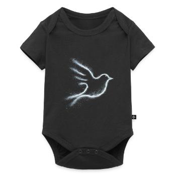 Bird - Baby Premium short-sleeve bodysuit - black - Front