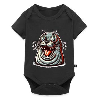 Sceau d’étanchéité - Body à manches courtes Premium Bébé - noir - Devant