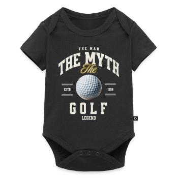 Golf - Baby Premium Kurzarmbody - Schwarz - Vorne