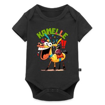 Karneval Kamel Alaaf Kamelle Kölner Kostüm Lustig - Baby Premium Kurzarmbody - Schwarz - Vorne