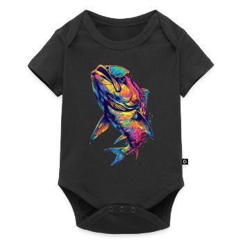 Tarpon - Baby Premium Kurzarmbody - Schwarz - Vorne