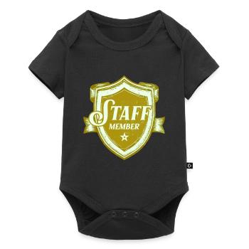 Staff Member - Baby Premium short-sleeve bodysuit - black - Front
