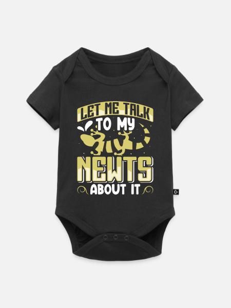 Molch - Baby Premium Kurzarmbody - Schwarz