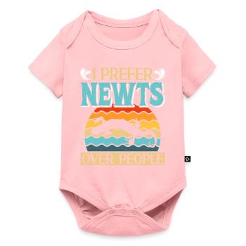 Newt - Baby Premium short-sleeve bodysuit - rose - Front