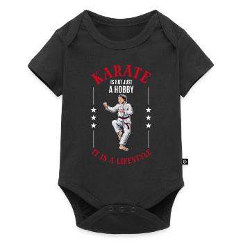 Le karaté n’est pas seulement un passe-temps, c’est un mode de vie - - Body à manches courtes Premium Bébé - noir - Devant