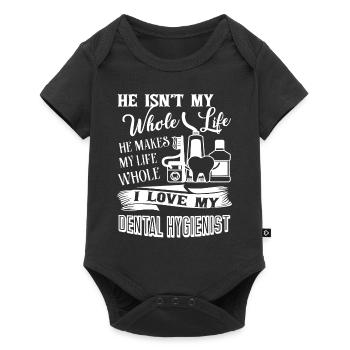 Dental Hygienist I Love My Dental Hygienist - Baby Premium short-sleeve bodysuit - black - Front