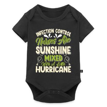 Caregiver Infection Control - Baby Premium short-sleeve bodysuit - black - Front