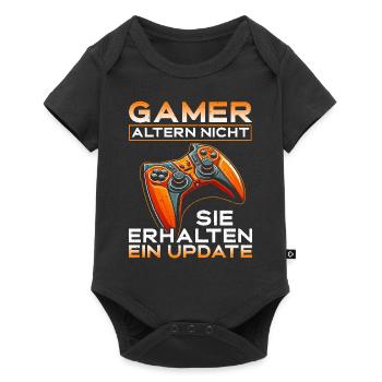 Gaming Gamer Gamer Video Player Console PC Gaming - Baby Premium short-sleeve bodysuit - black - Front