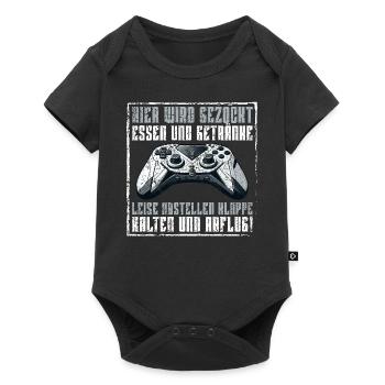 Gaming Gamer Gamer Video Player Console PC Gaming - Baby Premium short-sleeve bodysuit - black - Front