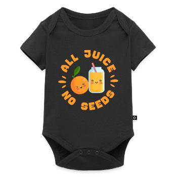 Tous les jus Sans graines Vasectomie Stérilisation masculine - Body à manches courtes Premium Bébé - noir - Devant