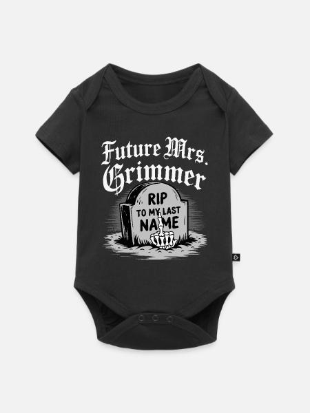 LETZTE RUHE - Baby Premium Kurzarmbody - Schwarz