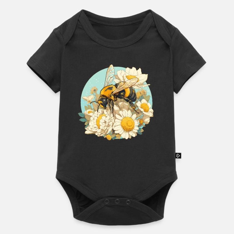 Abeilles Abeille - Body à manches courtes Premium Bébé - noir