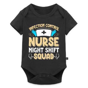 Caregiver Infection Control - Baby Premium short-sleeve bodysuit - black - Front
