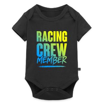 Racing Crew - Baby Premium Kurzarmbody - Schwarz - Vorne