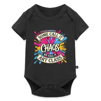 Manche nennen es Chaos, wir nennen es - Baby Premium Kurzarmbody - Schwarz - Vorne