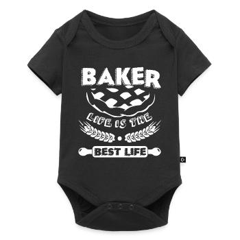 Baker Life Is The Best Life - Baby Premium short-sleeve bodysuit - black - Front