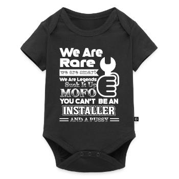 Installer We Are Smart - Baby Premium short-sleeve bodysuit - black - Front