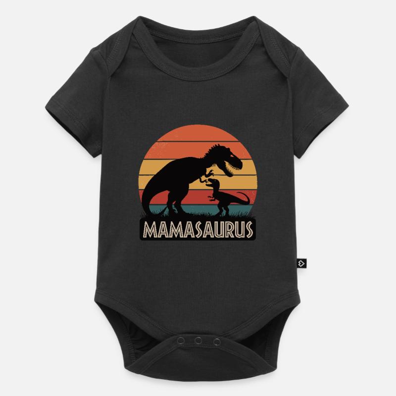 Mamasaurus - Baby Premium kortärmad bodysuit - svart