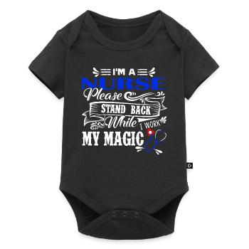 Nurse I Am A Nurse - Baby Premium short-sleeve bodysuit - black - Front
