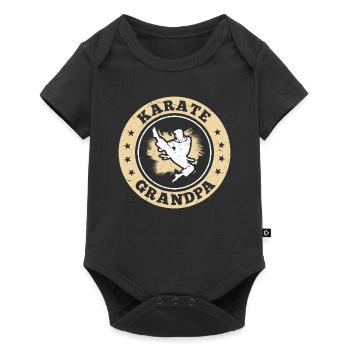 Karaté de combat Grand-père Karaté Combattant - Body à manches courtes Premium Bébé - noir - Devant