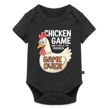 The Chicken Game Don't Look At The Chicken - Baby Premium short-sleeve bodysuit - black - Front