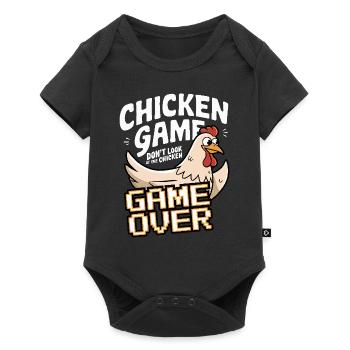 Chicken Game Don't Look At The Chicken - Baby Premium short-sleeve bodysuit - black - Front