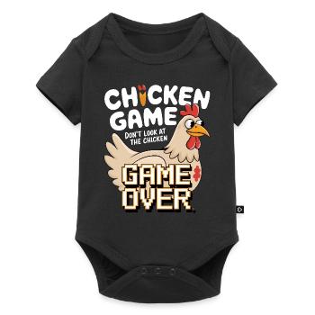 The Chicken Game Game Over - Baby Premium short-sleeve bodysuit - black - Front