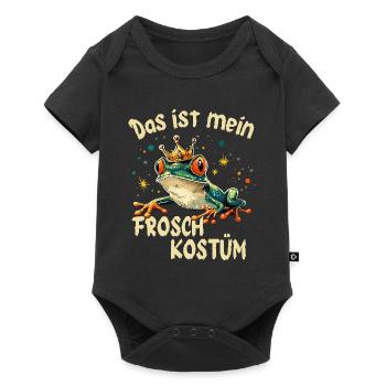 Carnival Frog Costume Frog Prince Cologne Alaaf Fun - Baby Premium short-sleeve bodysuit - black - Front