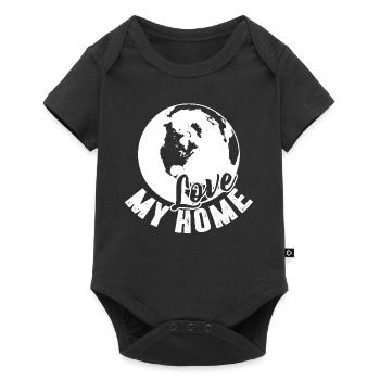 Earth Day Love My Home Earth - Baby Premium short-sleeve bodysuit - black - Front
