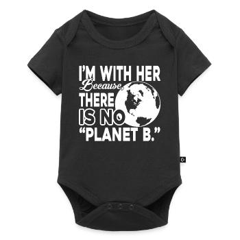 Earth Day No Planet Like Earth - Baby Premium short-sleeve bodysuit - black - Front