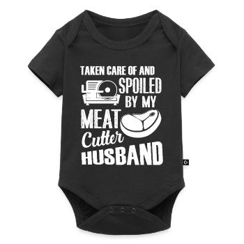Meat Cutter Spoiled By My Meat Cutter - Baby Premium short-sleeve bodysuit - black - Front
