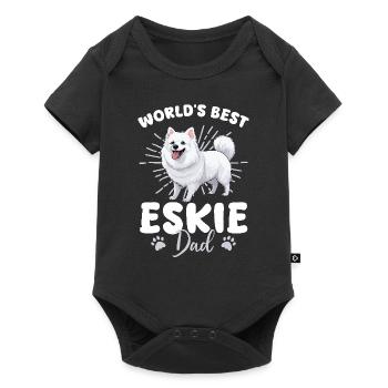 American Eskimo Hund Dog Eskie Dad - Baby Premium short-sleeve bodysuit - black - Front
